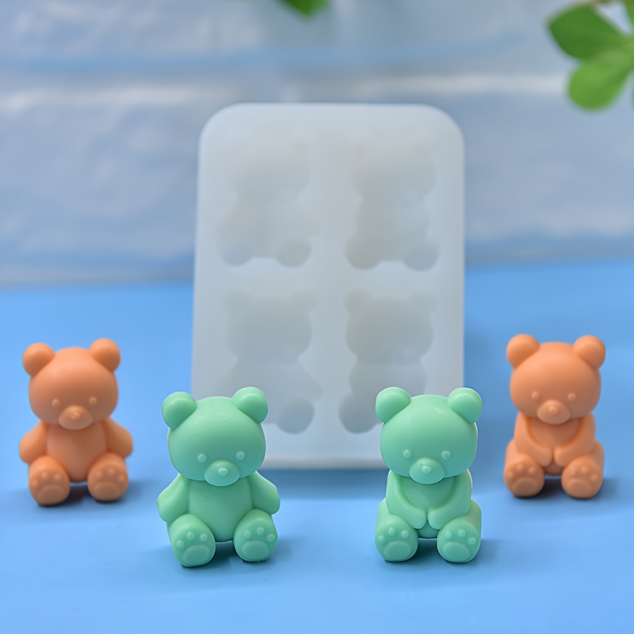 

Silicone Mold With Sitting And Standing Bear 1pc