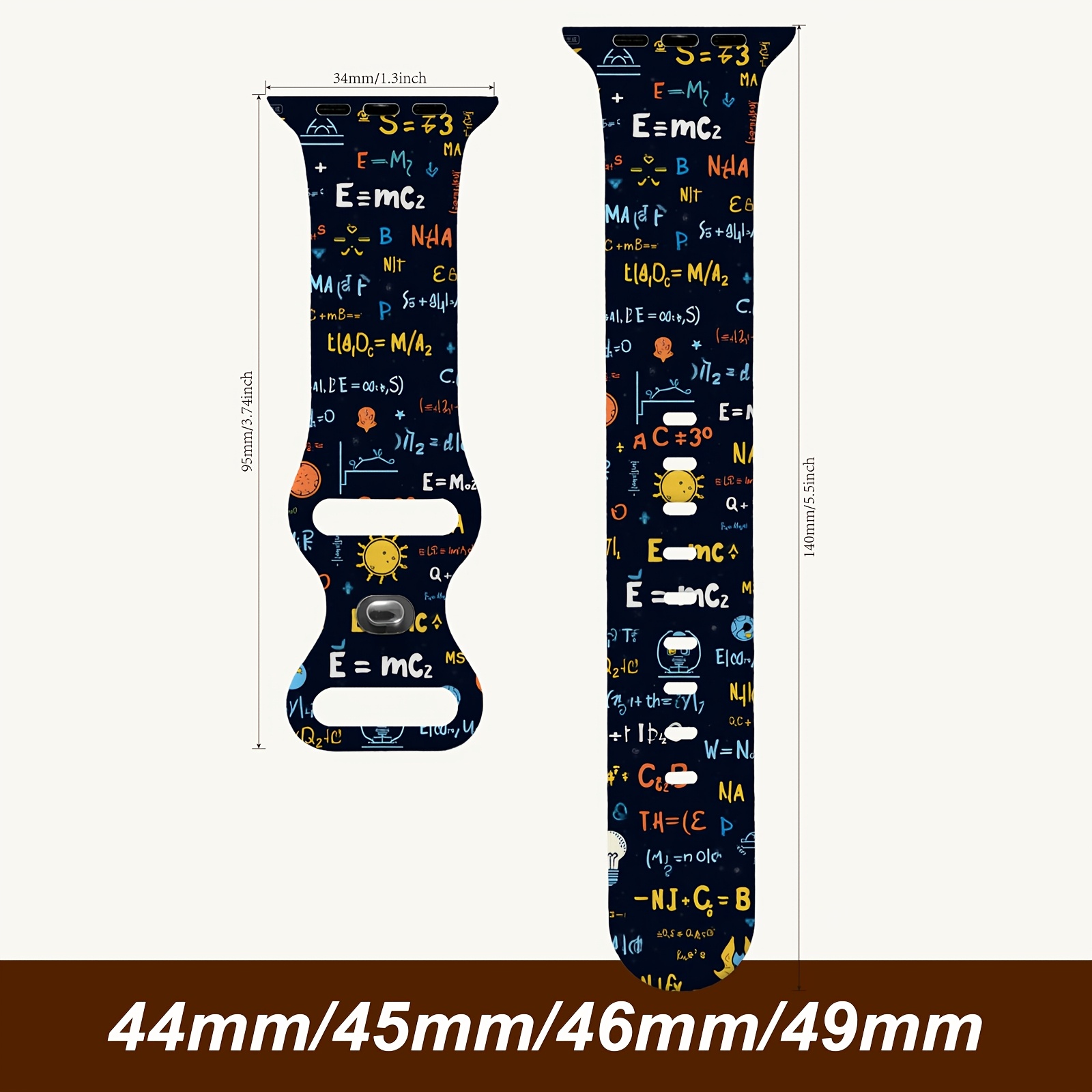 TEMU Correas para Apple Watch Series 8/9/10 iWatch, correas de silicona para Apple, correas elegantes para Series 5/6/7, correas bonitas para iPhone,
