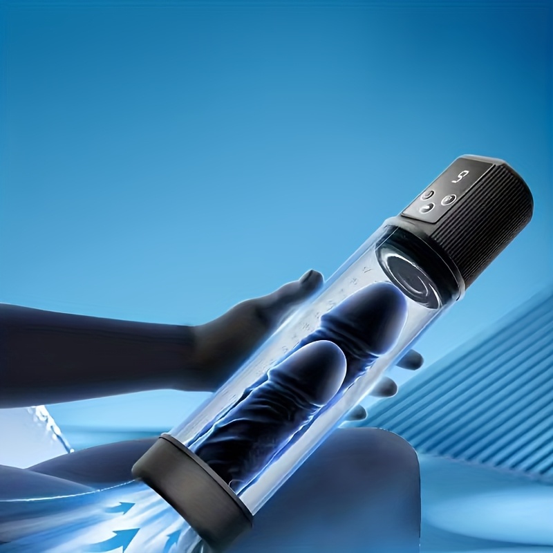 Male penis strong suction self exercise device, equipped with 9 frequency suction modes and 9 training masturbation modes. Sucking stimulation, training equipment, functional ergonomic design, minimalist aesthetics, durable structure, All for male.