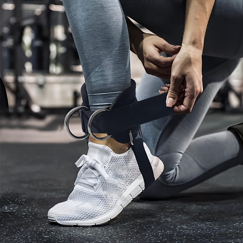 Bacak Kaldırma, Deadlift, Denge Antrenmanı, Bacak Uzatma ve Güç Antrenmanı İçin Ağır Hizmet Tipi Ayak Bileği Sabitleyici ve Bacak Uzatma_voghion.com