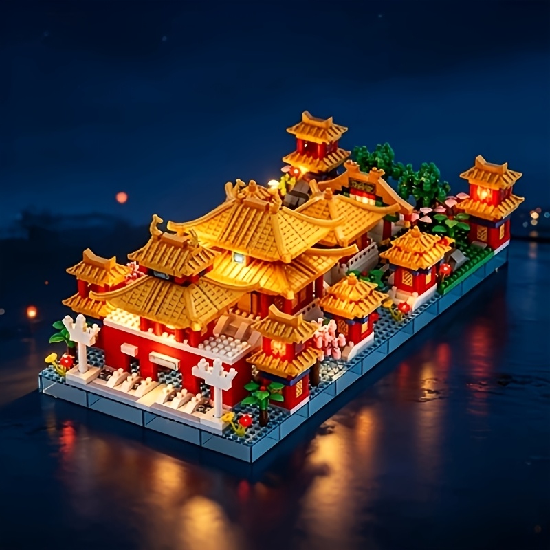 Chinese Style Forbidden City Palace Building Block Toy