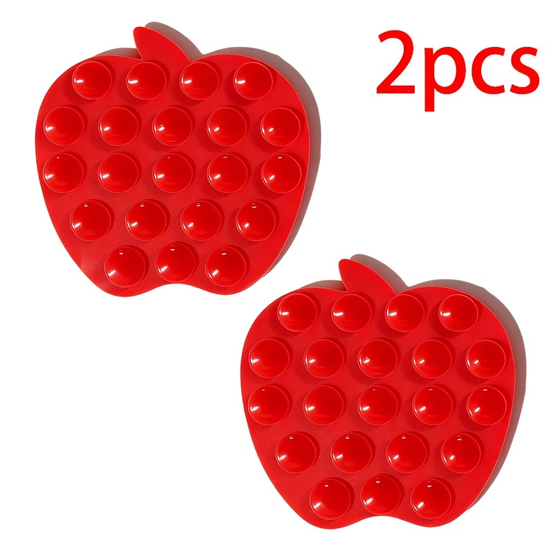 Fruit-Shaped Silicone Suction Cup Phone Stand, Multifunctional