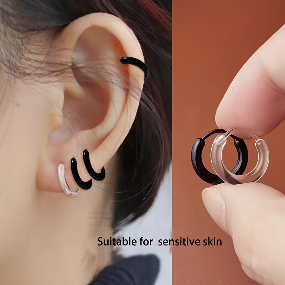 Cartilage Piercing Ear Piercing For Sensitive Ears 2pcs Set Acrylic
