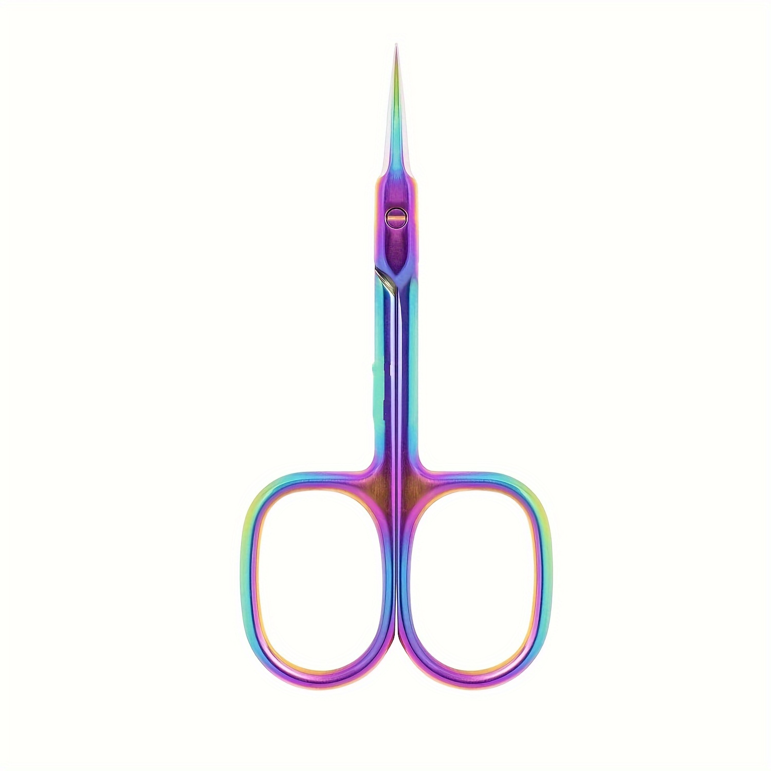 

Stainless Steel Cuticle Scissors, Curved Blade Nail & Eyebrow Trimming, Multi-purpose Small Manicure Scissors, For Nail, Eyebrow, Eyelash, Nose Hair, Tool