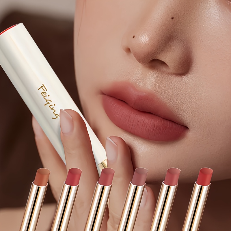 lipstick long lasting non fading lip gloss   texture easy to carry suitable for valentines day gifts