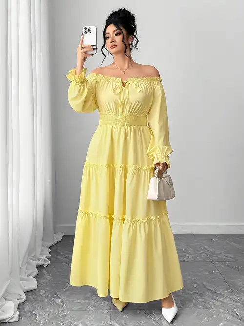 yellow formal dress plus size sold on Temu Australia yellow formal dress plus size sold on Temu Australia