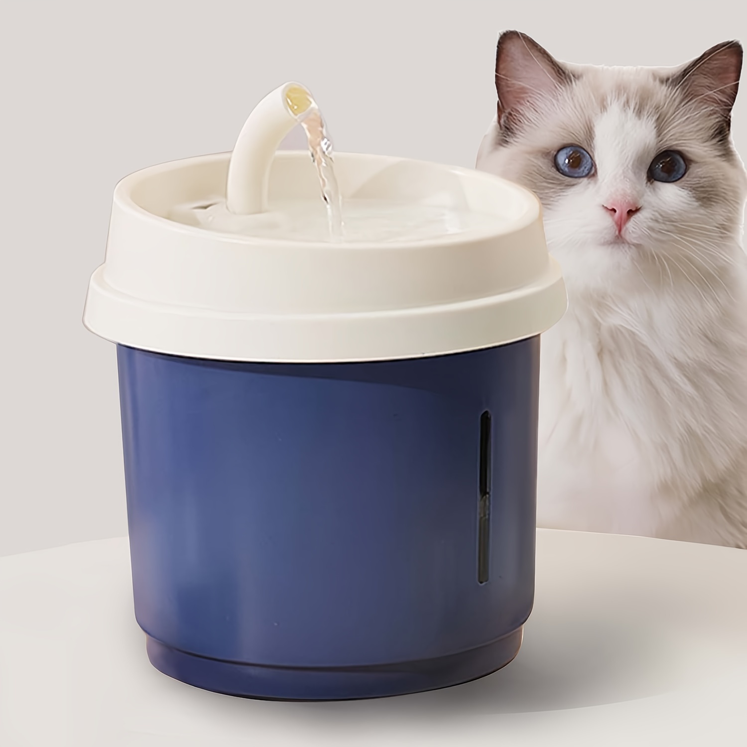 Cat Drinking Water Fountain No Filter Temu