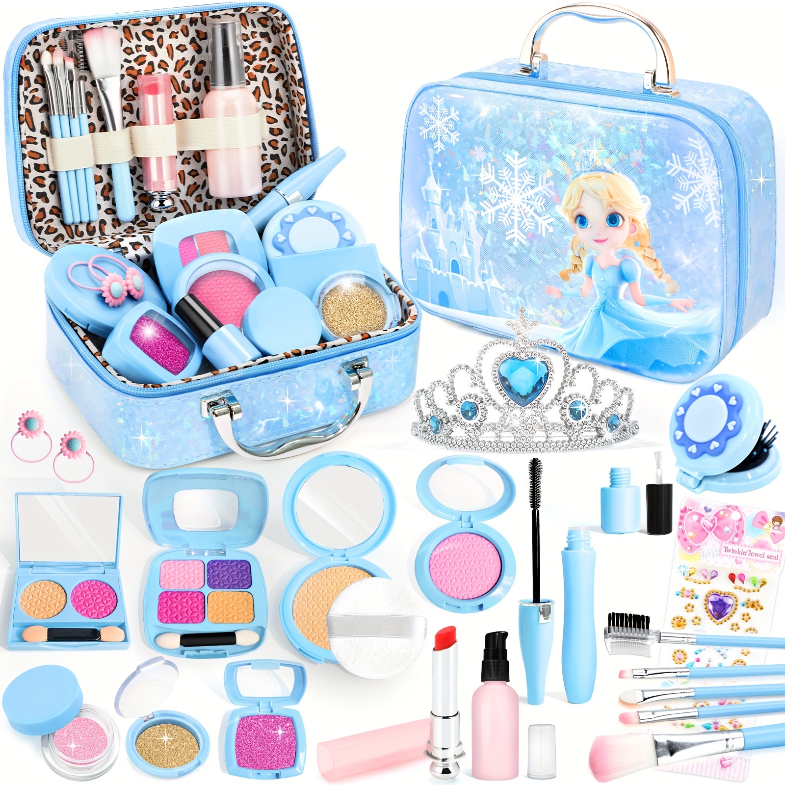 

Pretend Makeup For Toddlers, Little Girls Purse, Toy Play Makeup Set For -5, Toddler Makeup Kit Pretend, Gifts Toys For 3 4 5 6 7+ Year Old Girls ( Makeup) Christmas, Halloween Gift