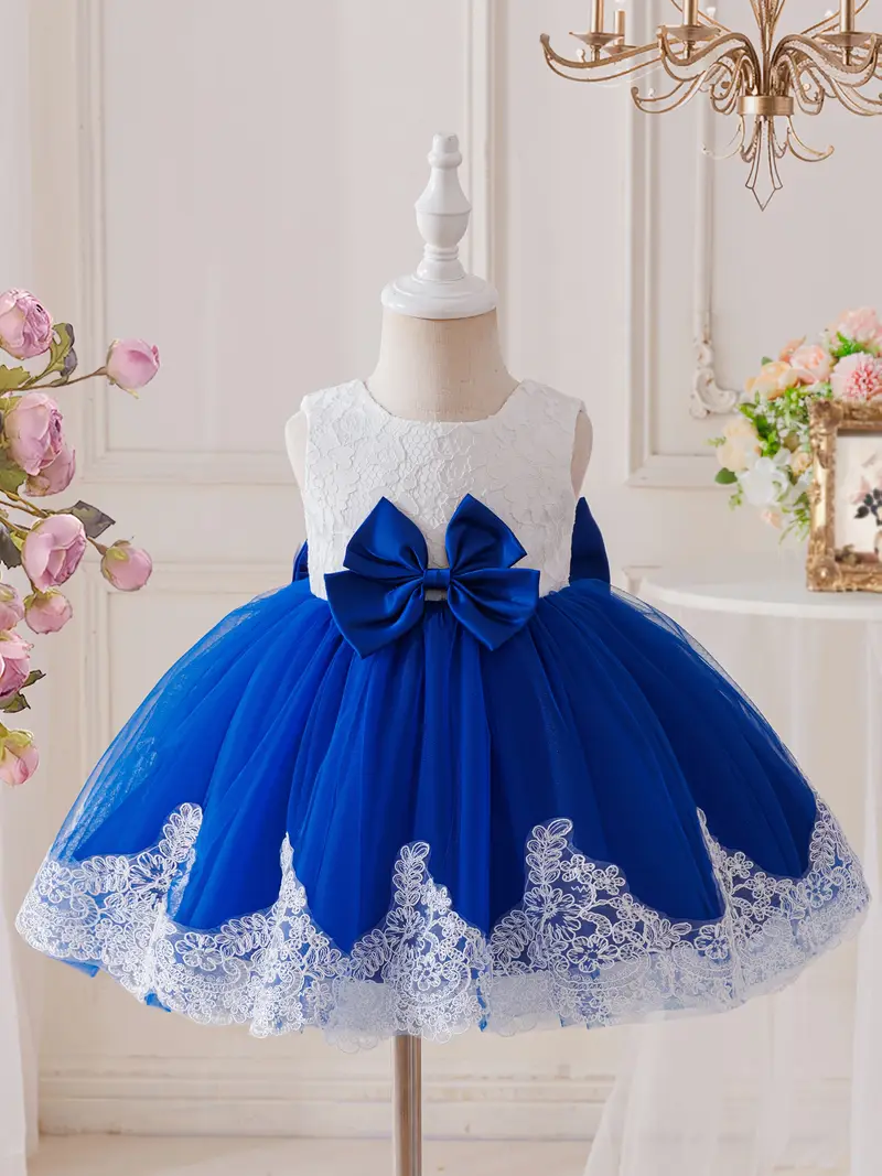 a elegant dress little girls featuring lace a bow a - Temu Cyprus a elegant dress little girls featuring lace a bow a - Temu Cyprus
