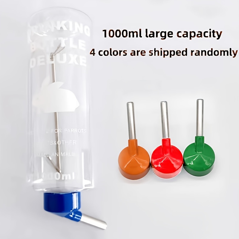 grote drinkfles van 1000 ml voor konijnen en cavia's