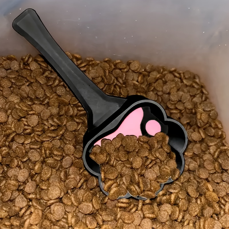 Durable Plastic Measuring Spoon For Pet Food - Moisture-proof And Easy To , Ergonomic Handle For Precise Measurement, Specifically For Feeding Pets.