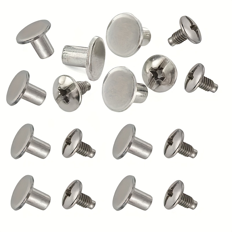 10 Sets Of Leather Rivets, Rivet Kit For Button Craft, Luggage Decoration, Clothing Repair, Handmade Belts, Bags, Shoes, And Strap Accessories