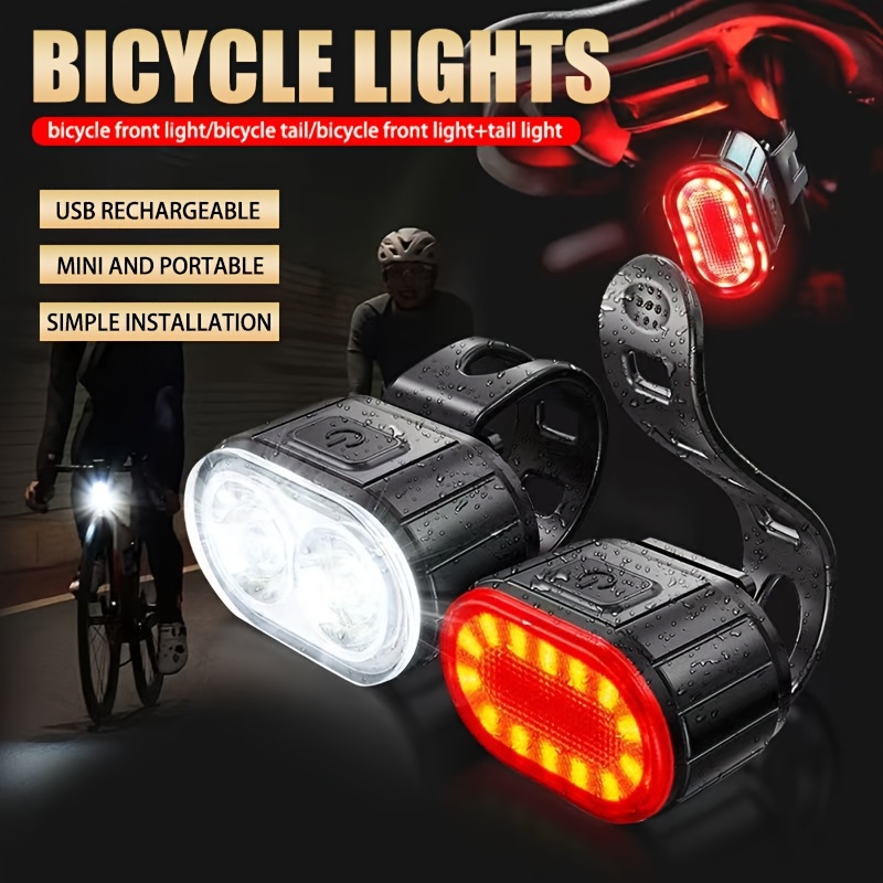 TrAdE Shop Traesio - Fanalino Anteriore Lampada Luce Led 270 Lumen Bici Bicicletta Sicurezza Torcia