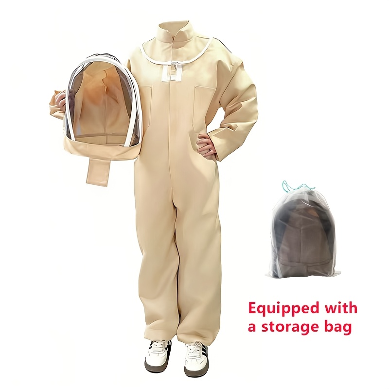 professional beekeeping suit ventilated hood beekeeping outfit 4 sizes     with storage bag suitable for backyard and beekeepers ideal for professional beekeepers and beekeeping enthusiasts christmas attire