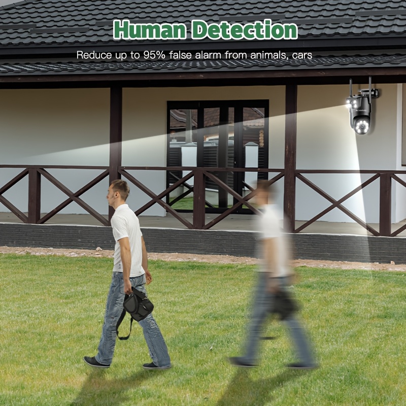 3 piezas SZSINOCAM 4MP 2 Lentes y Pantalla Dual WiFi Seguridad, Resolución Total de 4MP, 2.4GHz (No compatible con 5Ghz), Rastreo Humano AI con Visión Nocturna a Color, Diseño Exterior Alta Calidad para Protección contra la Lluvia, Audio Bidireccional e Informes por Movimiento – Compatible con Alexa, Seguridad para el Hogar Inteligente,Monitoreo Interior,Sistema de Seguridad Compacto,Imágenes de alta resolución,Conectividad Confiable,Inquilinos,