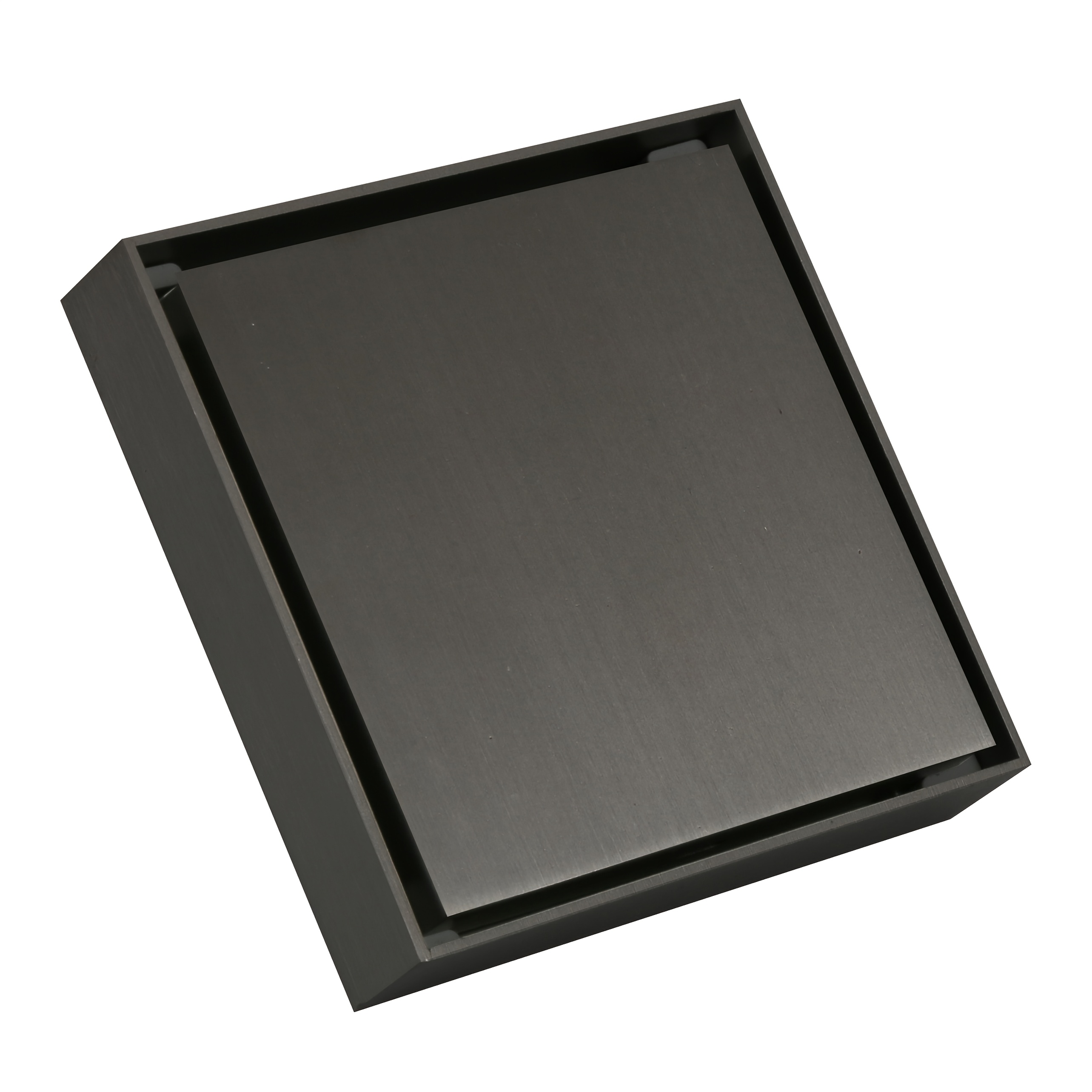 10.16cm Solid Stainless Steel Square Shower Floor Drain with Tile Insert Grille & Removable Cover - Heavy-Duty Odor-Resistant, Anti-Clog Design, Easy Installation for Bathroom, Kitchen Sink Drains - Modern Home Plumbing Fixture, Shower Drain Cover