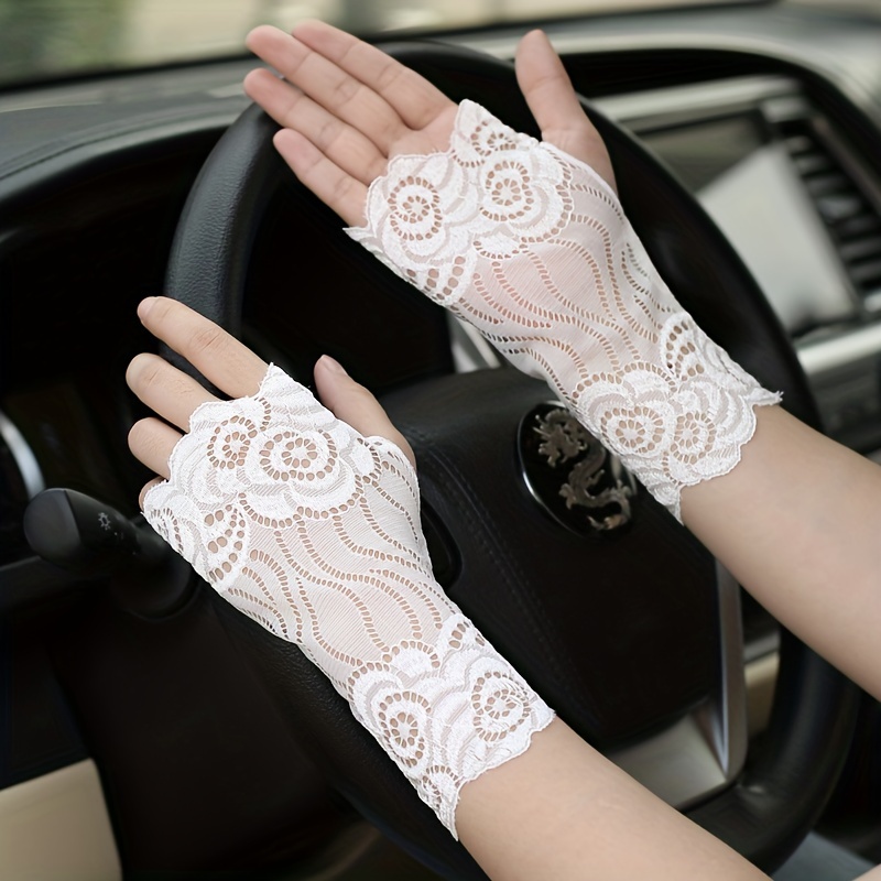 Thin Breathable Mesh Sleeve Solid Color Wrist Decoration - Temu