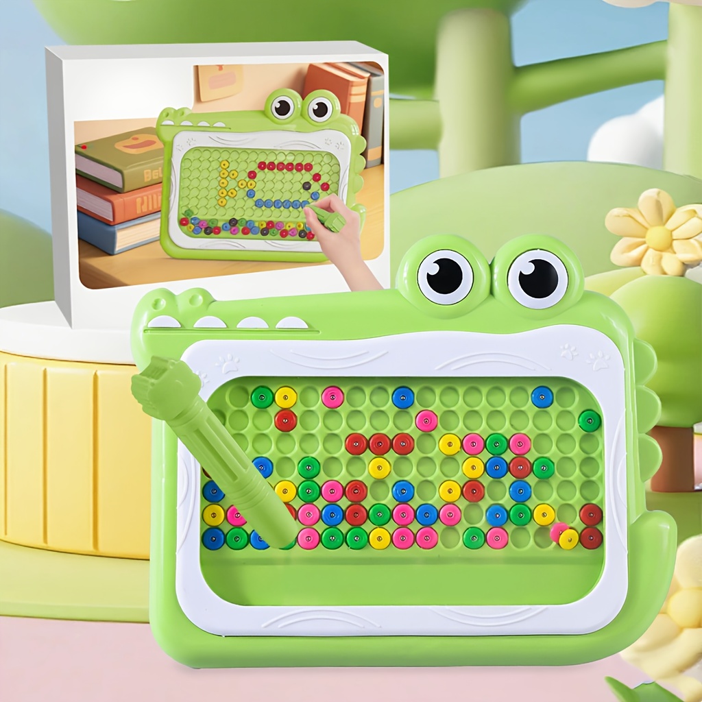 Magnetic Drawing Board with Colorful Puzzle And Magnetic Chessboard, a Toy for Kids to Draw And Doodle. Perfect for Christmas, Birthdays, And Holiday Gifts 8 Magnetic Drawing Board with Colorful Puzzle And Magnetic Chessboard, a Toy for Kids to Draw And Doodle. Perfect for Christmas, Birthdays, And Holiday Gifts - Image 8