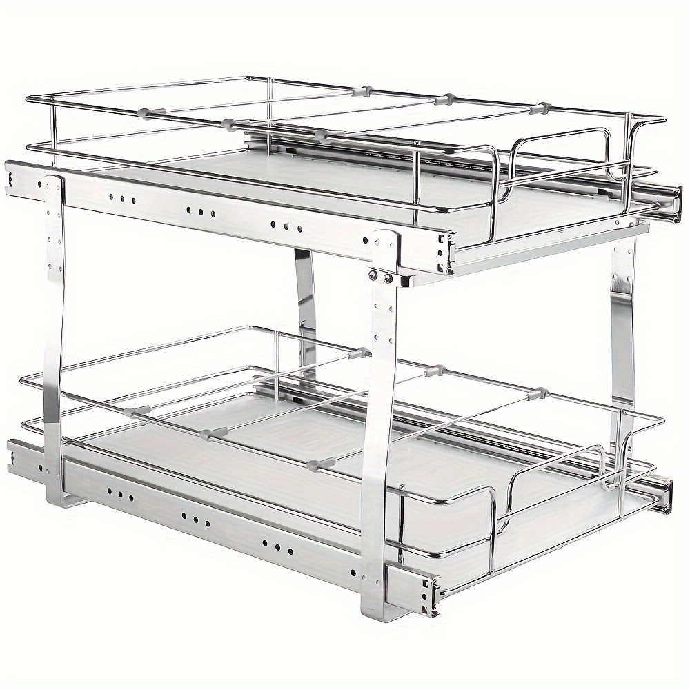 

2 Tier 13"w X 21"d Pull Out Cabinet Organizer