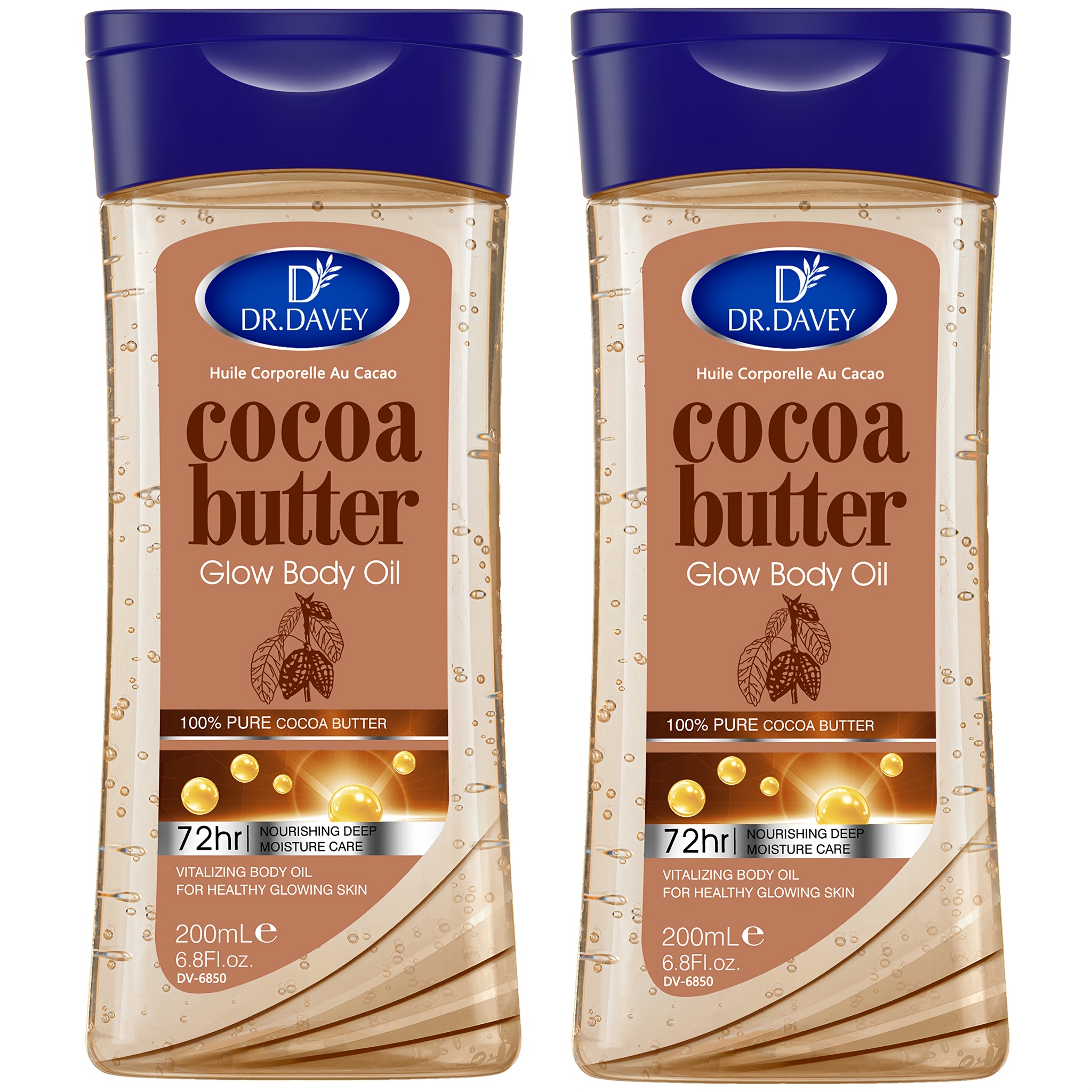 Image of 2pcs 200ml Dr. Butter Body Oil, Skin Care Oil For Moisturizing And Hydrating, Suitable For , Portable For Travel, For Body, Face, Hand, Lip, Eye