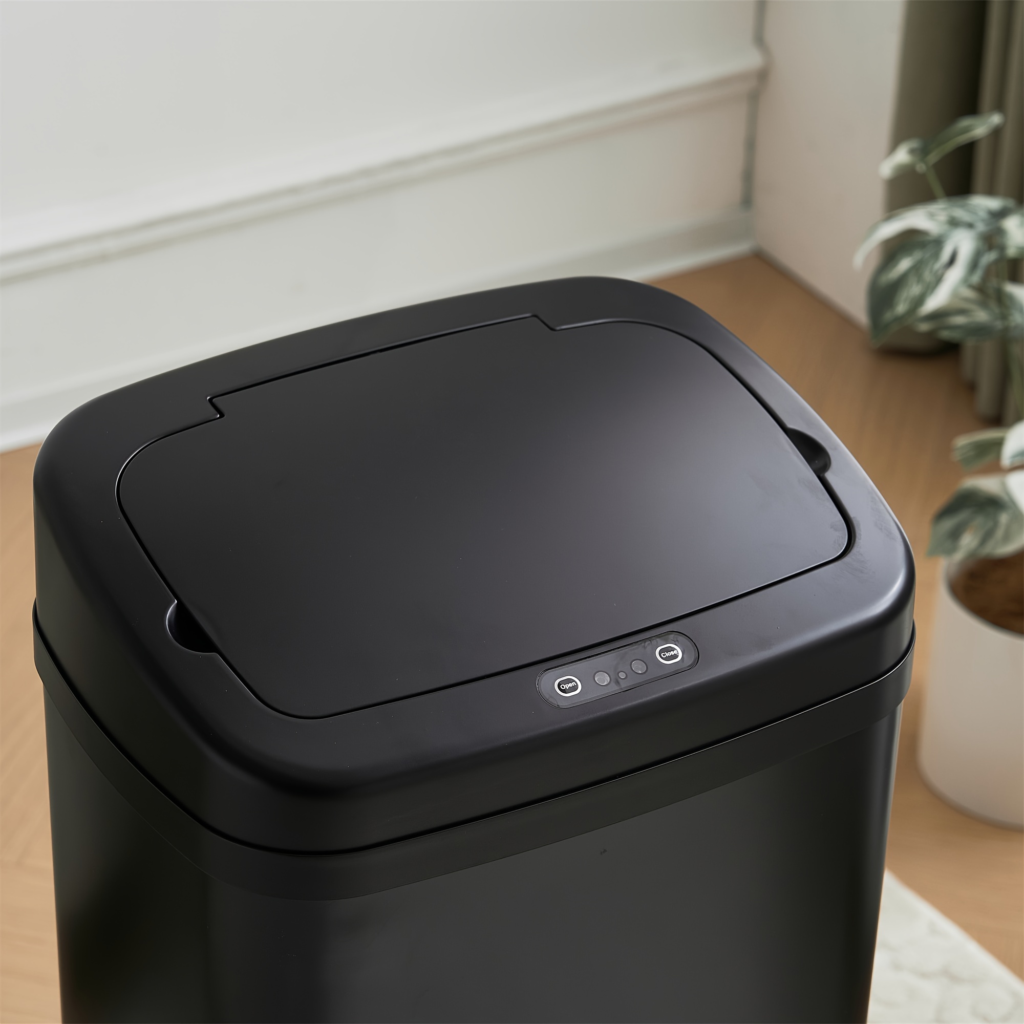 ゴミ箱 大容量45L ブラック センサー全自動開閉式 人気商品] センサー式全自動開閉ゴミ箱 大容量 45l ブラック
