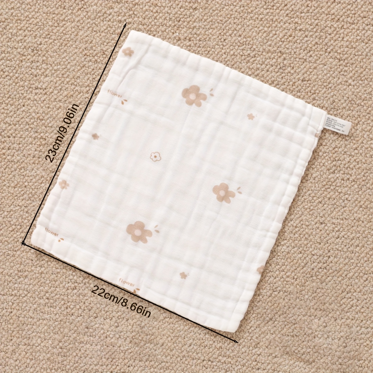 5pcs Soft Newborn Baby Washcloths and Bibs Set