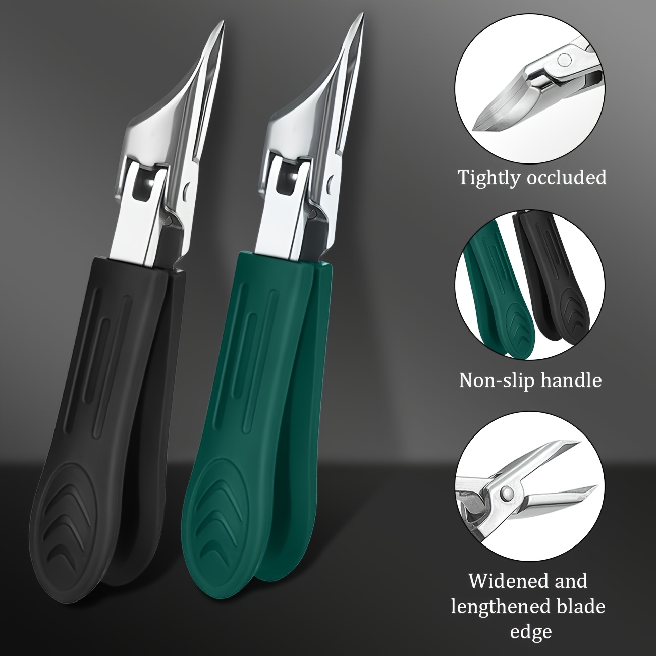 Thick Armor Embedded Nail Clippers with Splash-Proof Design