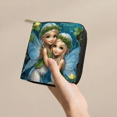 1pc themed bag in bag portable reusable pvc storage organizer for small items multi purpose wallet pouch ideal gift for women fans whimsical design durable zipper closure