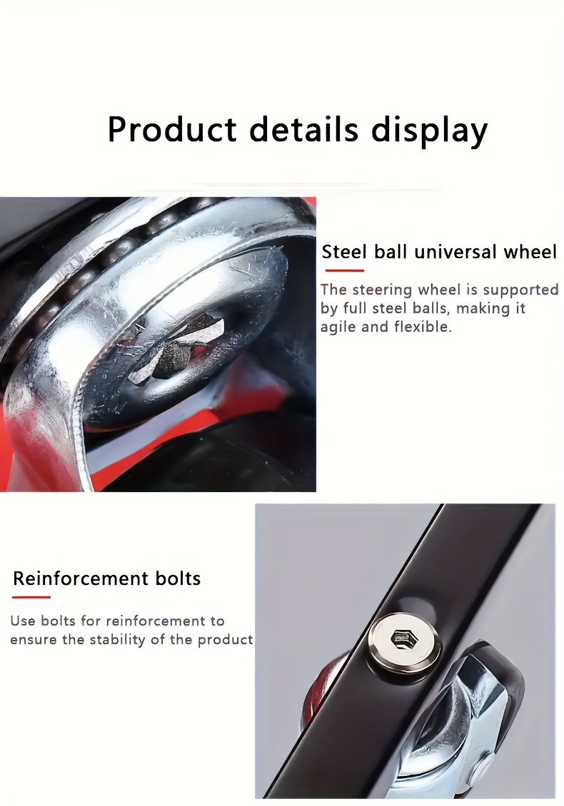 2025 new gift for my husband 36 inch about 35 98 inch z shaped crawling seat adjustable load bearing folding car crawling set 6 wheel 2 5 inch about 2 52 inch fathers day gift details 5