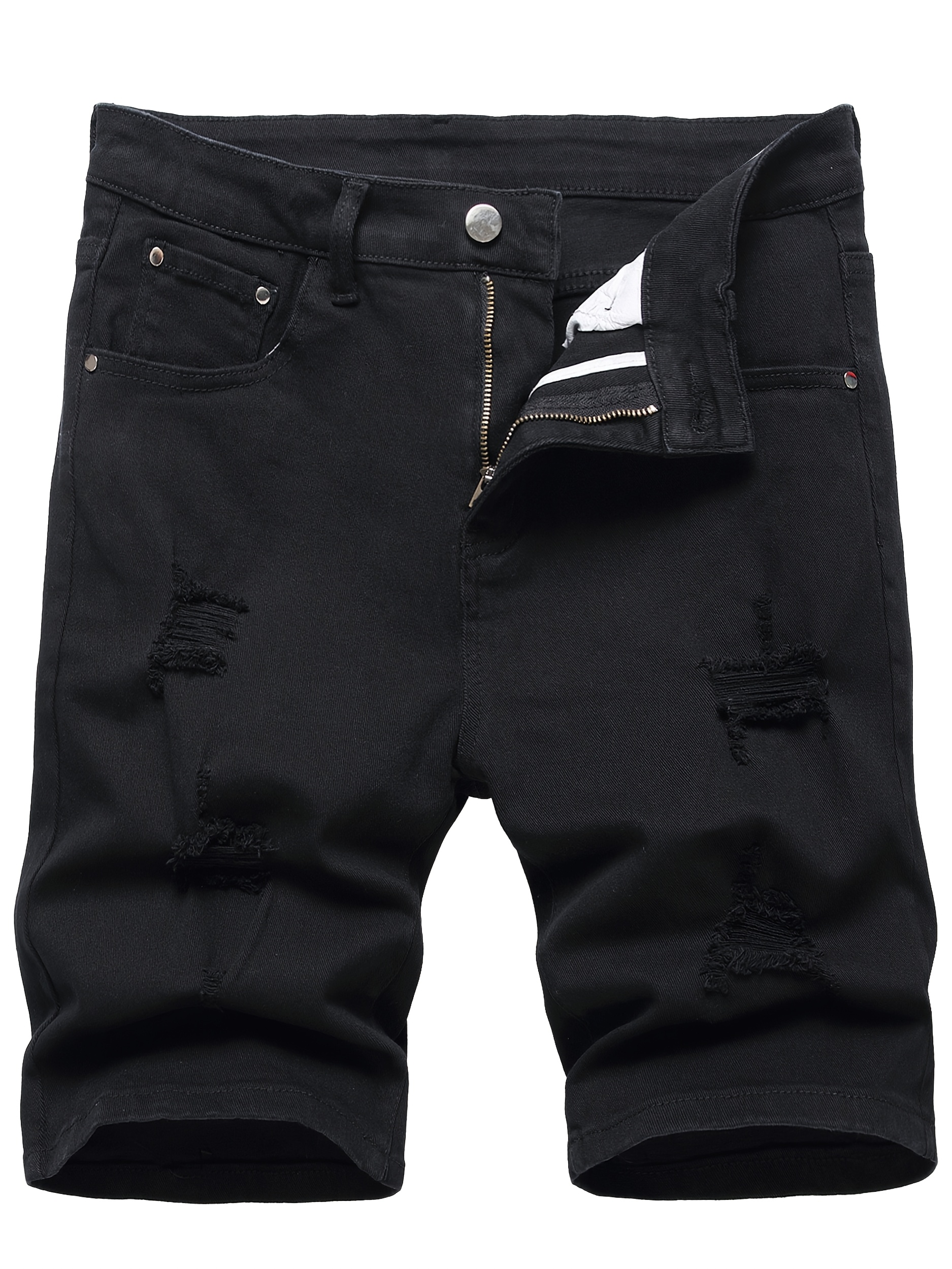 men jean shorts sold on Temu United States