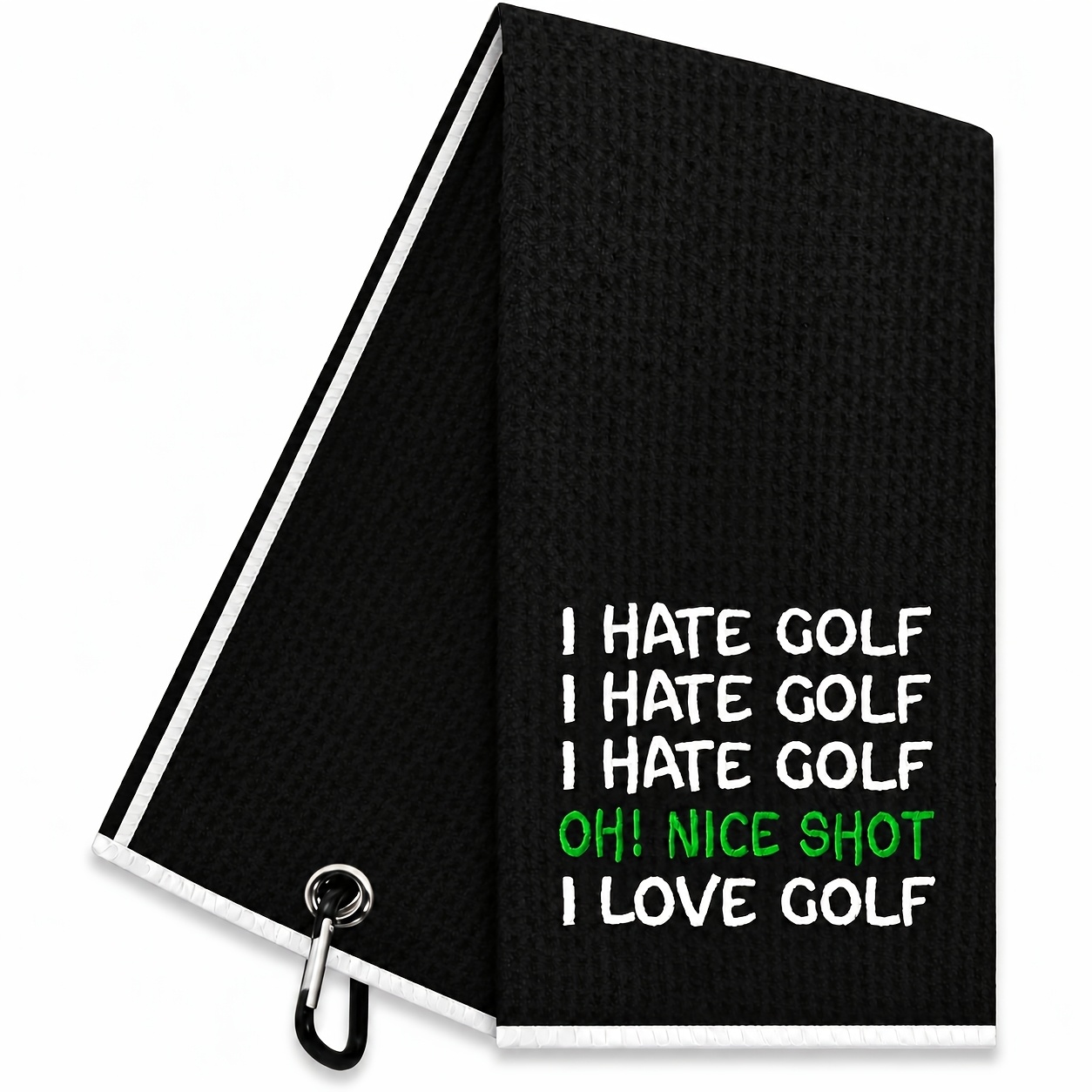 TEMU 1 Serviette de , une serviette de amusante pour les passionnés de , hommes et femmes, un cadeau d'anniversaire pour golfeurs