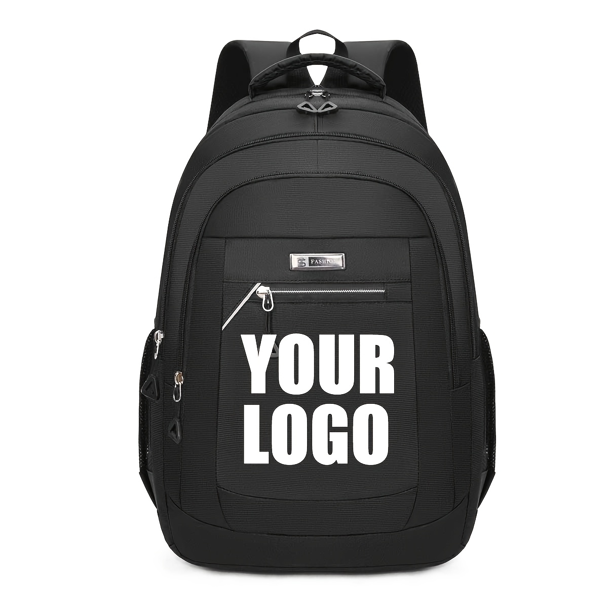 TEMU Mochila con /Logo/Foto - Bolso Escolar Multibolsillos Resistente, Ideal para , Viajes y Regalos Corporativos - ¡Pedidos Bienvenidos!