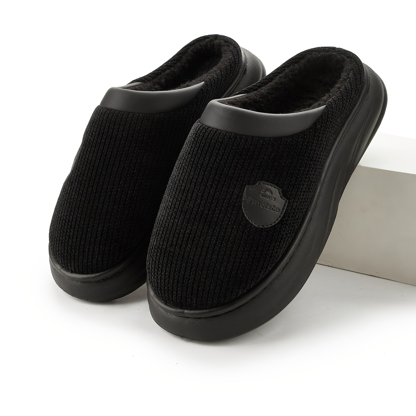 TEMU Sandales à Support de la Voûte Plantaire pour Femmes, Large Coupe en Velours Côtelé avec Plateforme, Confort en Mousse à Mémoire de , Doublure