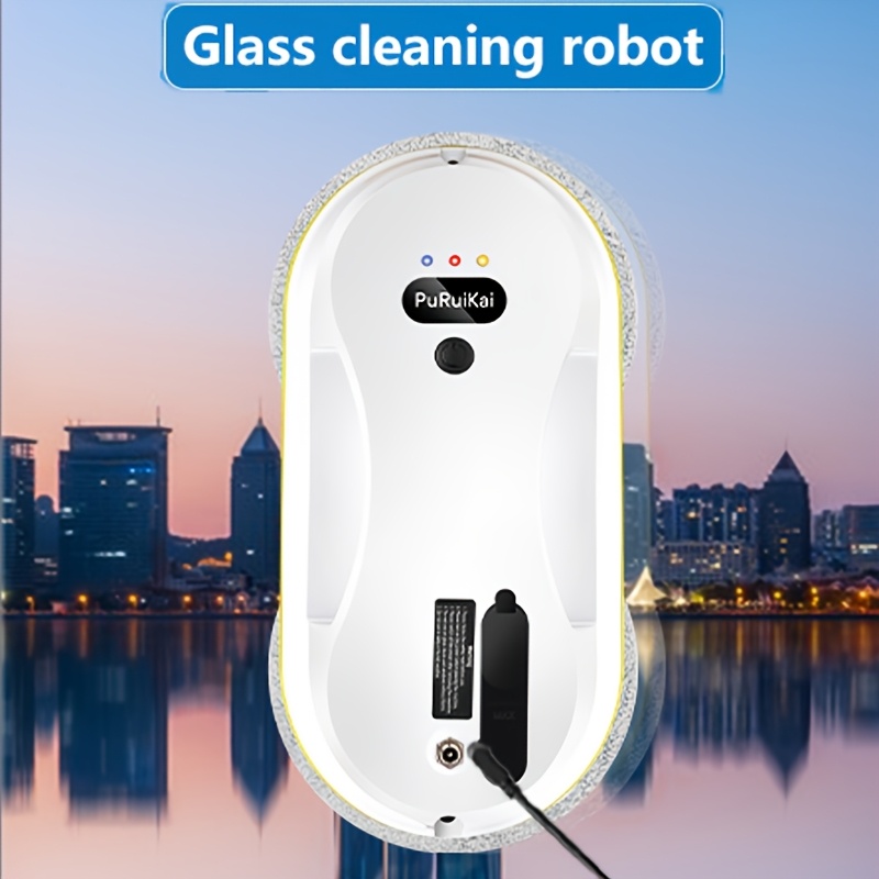 09 Black Friday Christmas New Product Local Warehouse Intelligent Window Cleaning Robot, Automatic Water Spray Remote Cleaning Machine
