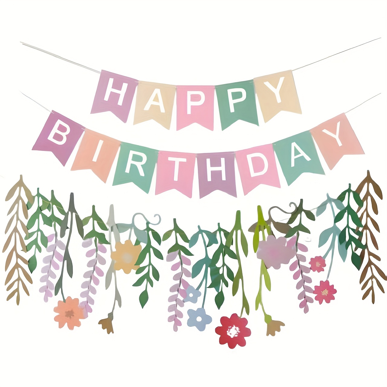New 31pcs Birthday Floral Party Theme Decorations For A Festive Atmosphere[flag 1]