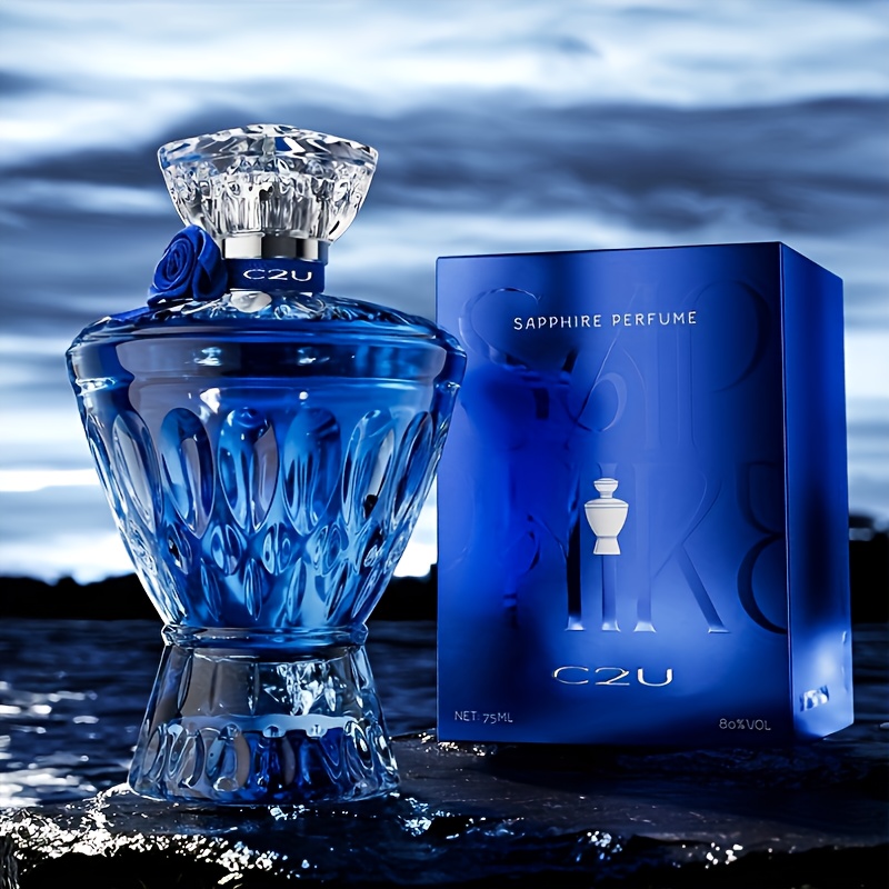 Image of Amethyst Fragrance Premium Eau De Toilette, Unique & Floral With Earthy Musk , Scent, Stylish Purple Bottle, 80% Vol, Ideal Present For Valentine's Day