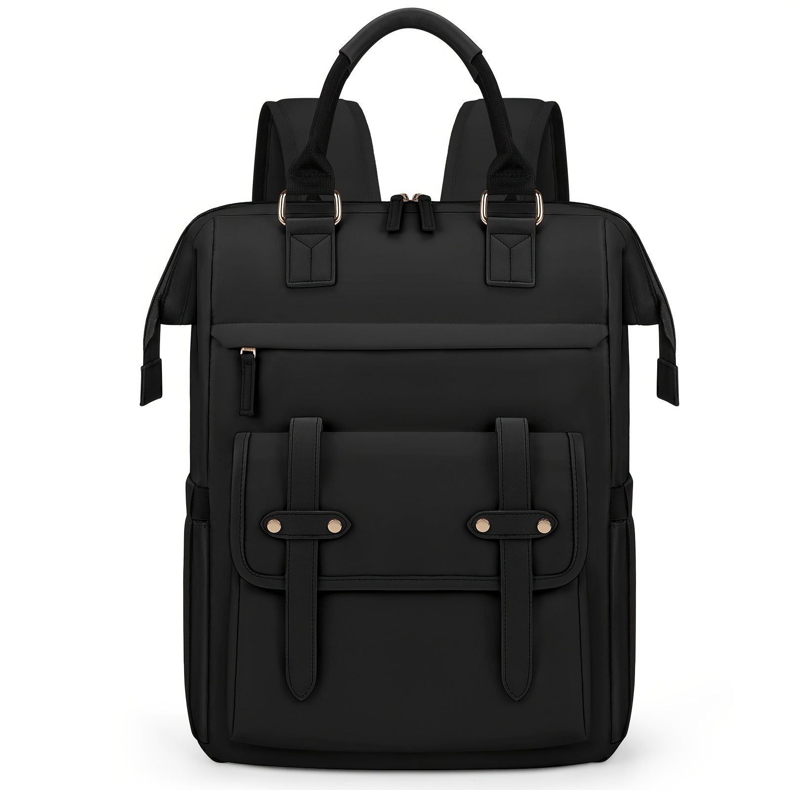 backpack strap leather DOUBLE BUCKLE BACKPACK STRAP SET