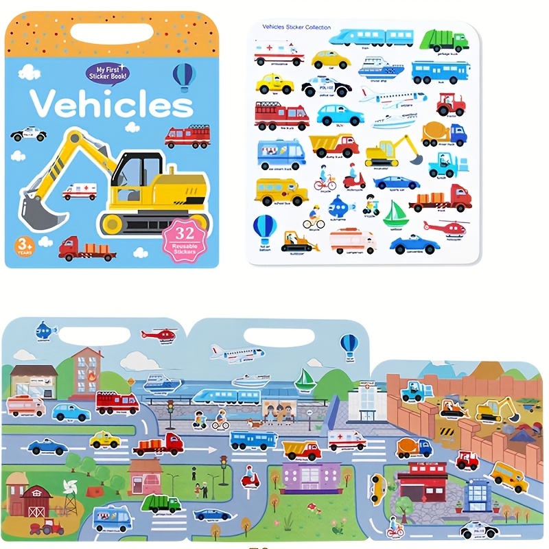 's Sticker Book, Washable And