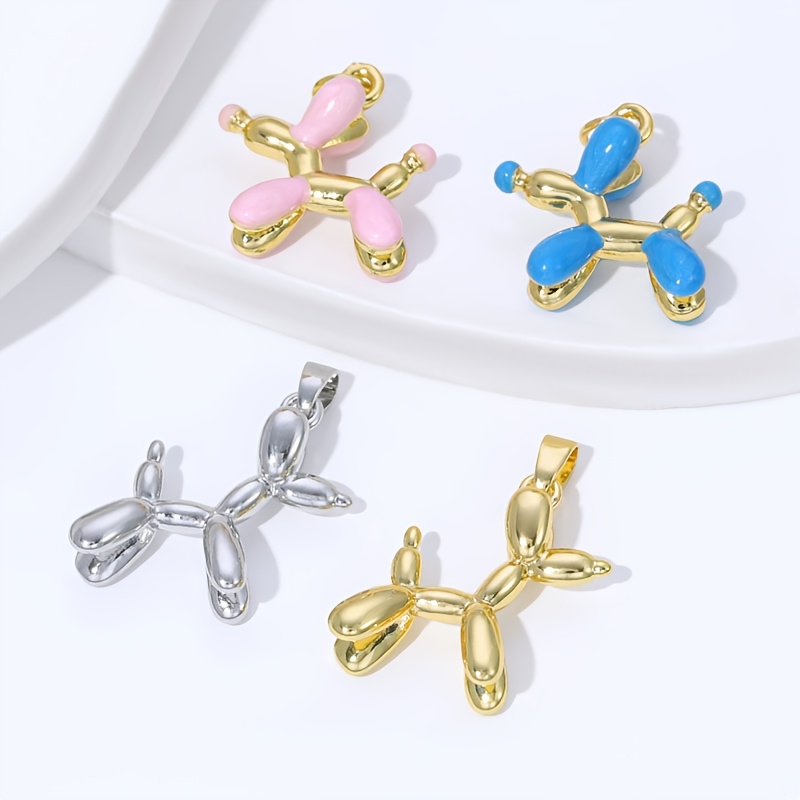 Women's Copper Plated Balloon Dog Pendant — Fun Accessory