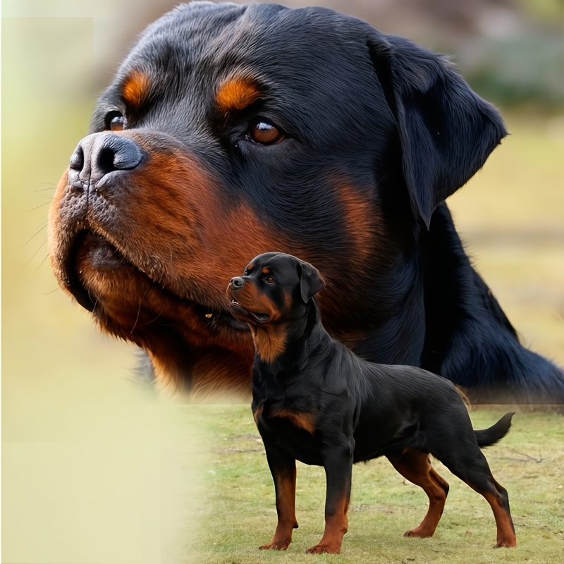 

1pc 5d Rottweiler Diy Diamond Painting Kit Diamond Painting Making Desktop Ornaments Wall Hanging Ornaments Home Decorations Art Crafts Festival Gifts Gifts