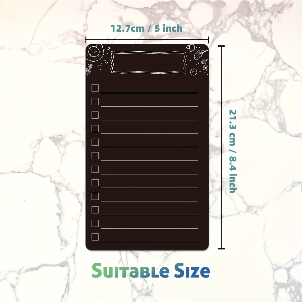 Dry Erase List Multifunctional List Board Fridge 3 Temu