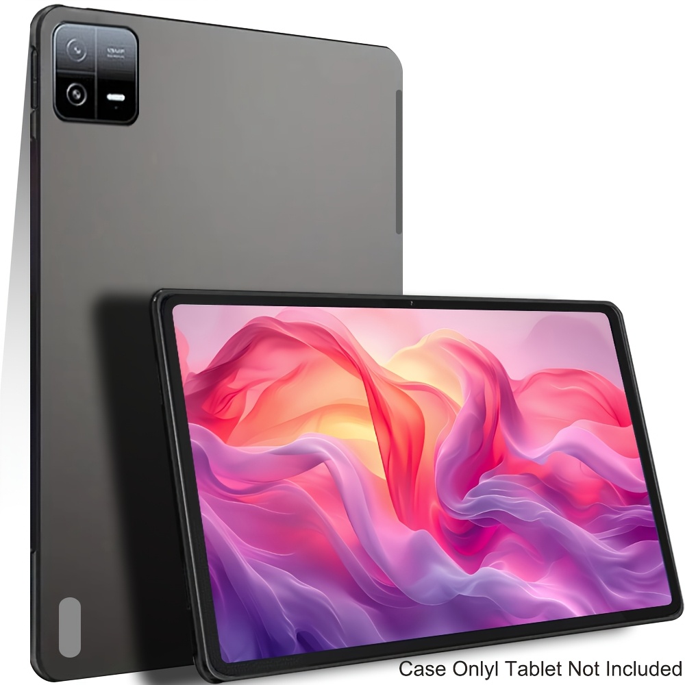 Image of For Xiaomi 11.0 Tablet Case - Matte Black Soft Cover With Honeycomb Cooling System, Lightweight Slim Protective Case, Compatible For Xiaomi Tablet