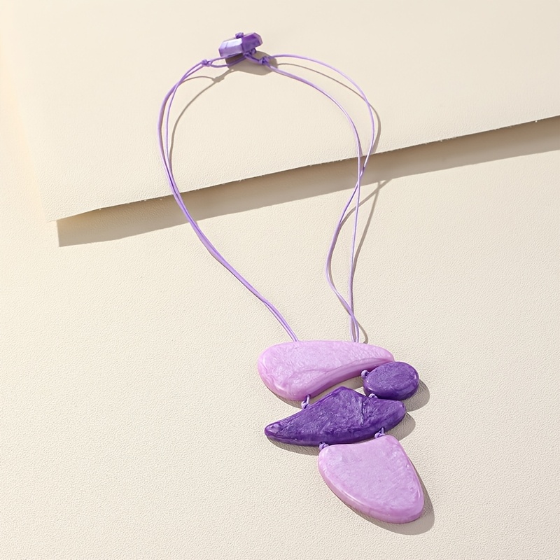Women's Vintage Bohemian Artistic Resin Necklace