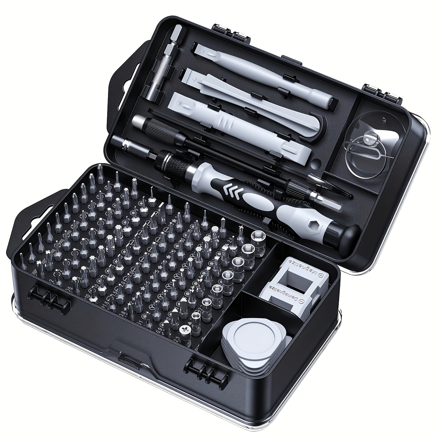 item picture 115 in 1 upgrade screwdriver set strong magnetic high hardness multifunctional disassembly complete set of tools with special shaped bits