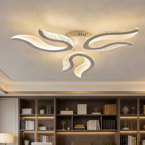 modern led ceiling light 3 flame petal shaped ceiling lights 4000 fixtures kitchen bedroom living room laundry room aisle ceiling lights
