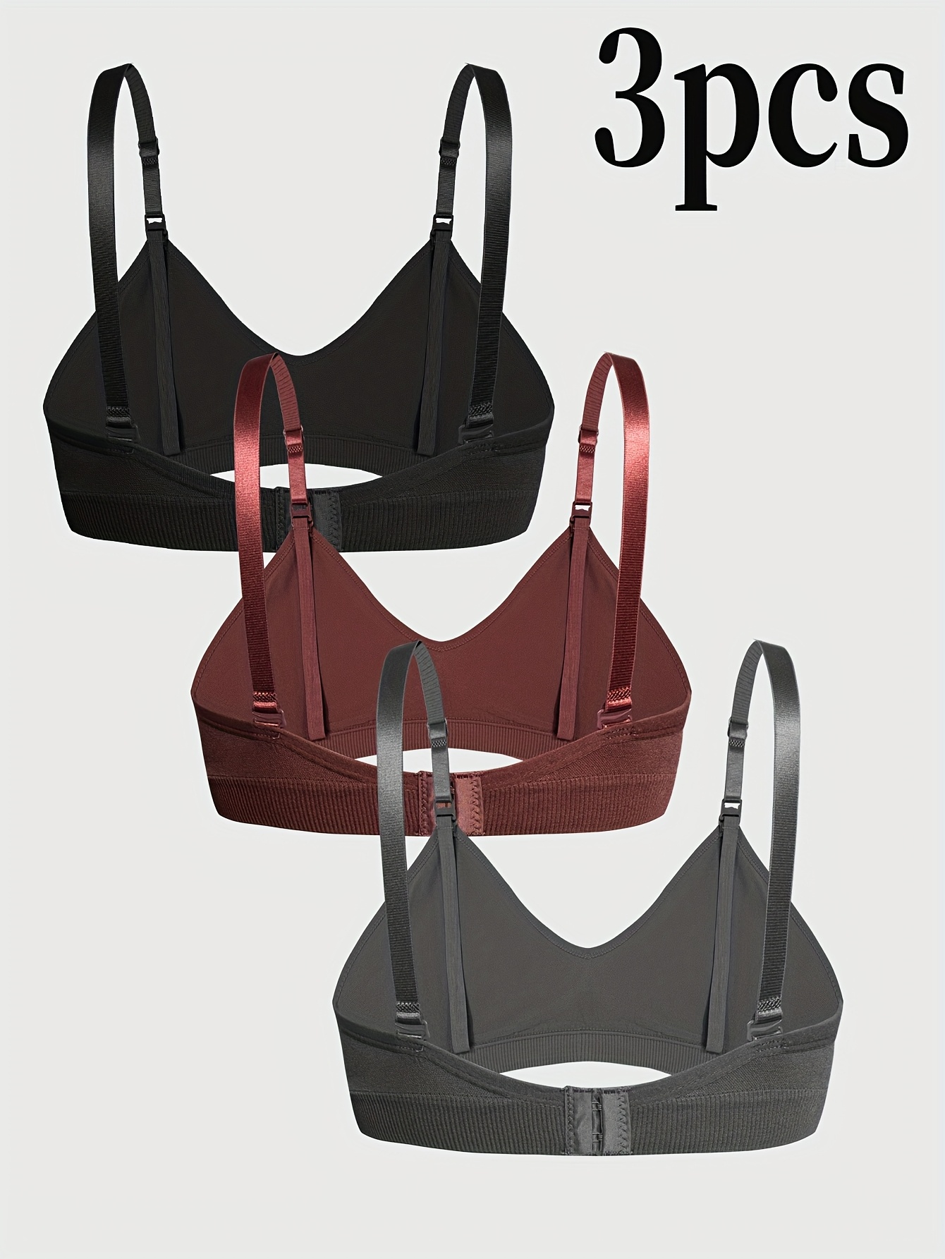 Adjustable Maternity And Nursing Bras for Women, Set of Three