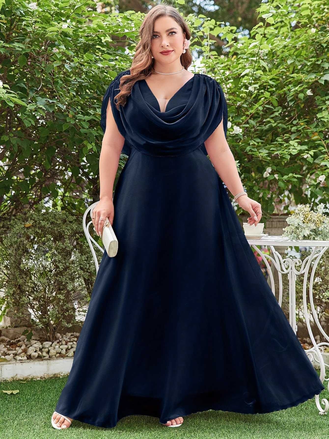 plus size formal dress sold on Temu Canada