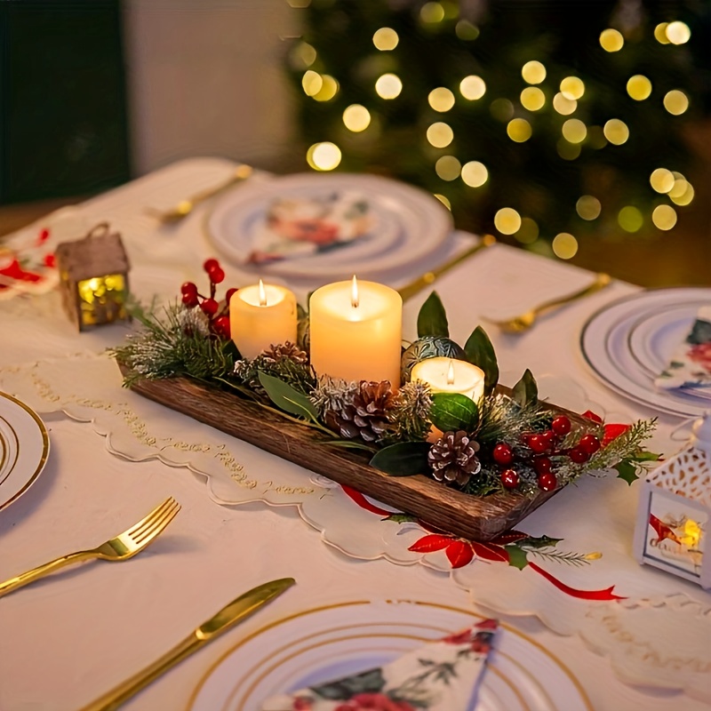 da tavolo per 60 anni, 60 ° compleanno Decorazioni da tavolo | Segno di vassoio a più livelli di compleanno in legno - Ornamenti per gli ospiti della scrivania, decorazioni desktop per casa