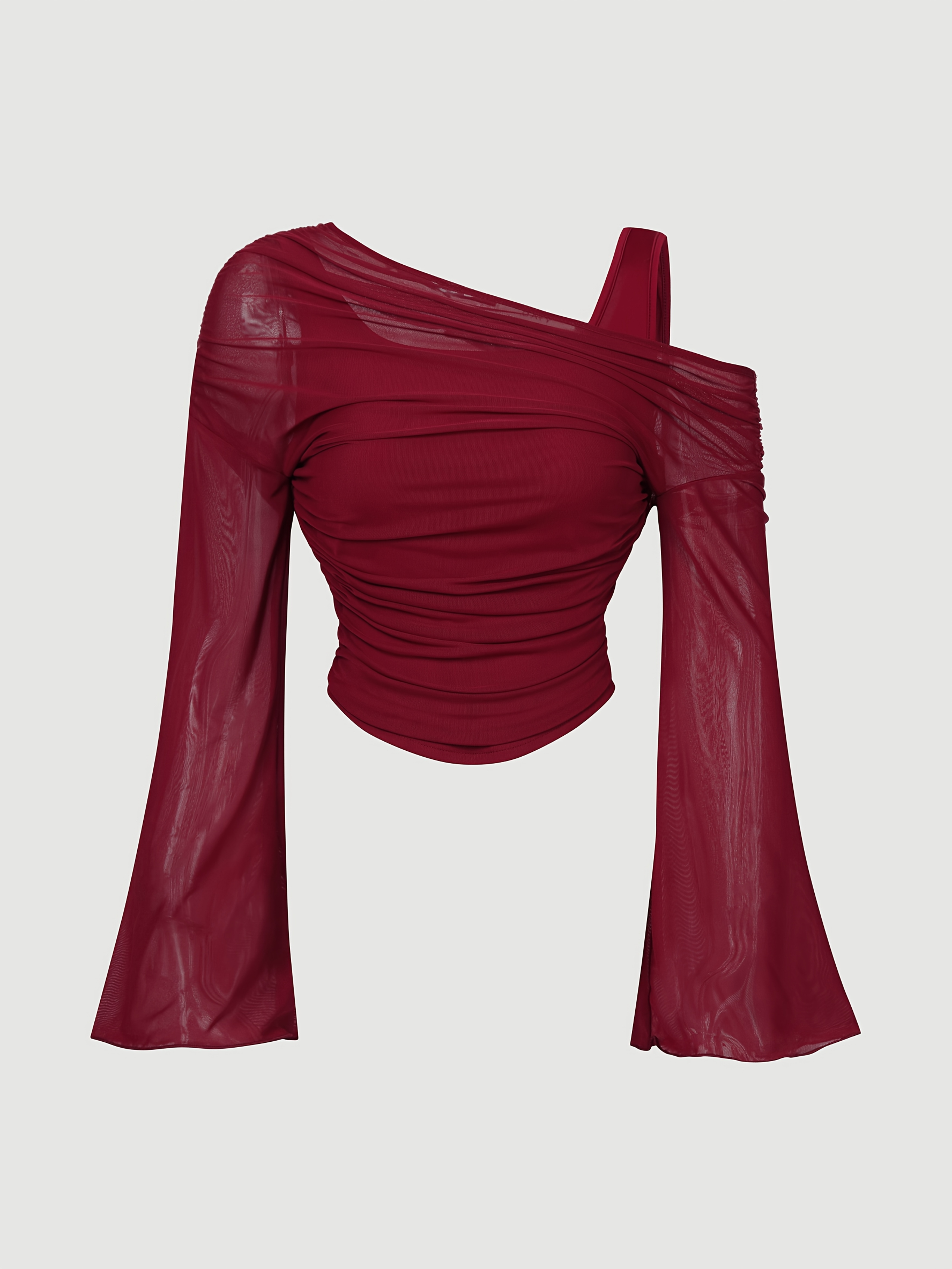 shoulder mesh top women vintage 70s western Temu Saudi Arabia