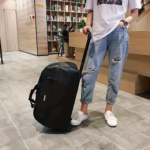 Extra Large Travel Duffle Bag Multi Pockets Luggage Bag - Temu Canada